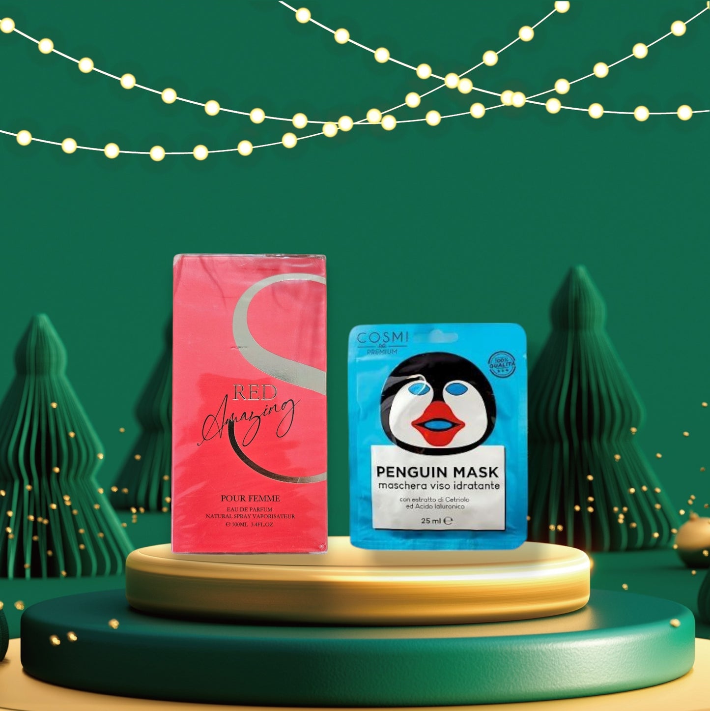 Pack Noël  parfum femme + mask