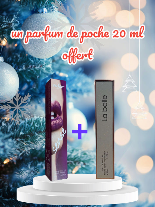 2 parfums femme + 1 parfum de poche offert